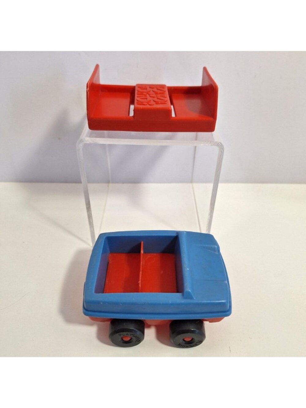 Playskool Familiar Places Blue Red Car Restaurant Table Vintage Replacement Lot - Picture 2 of 8